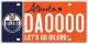 Edmonton Oilers Licence Plate